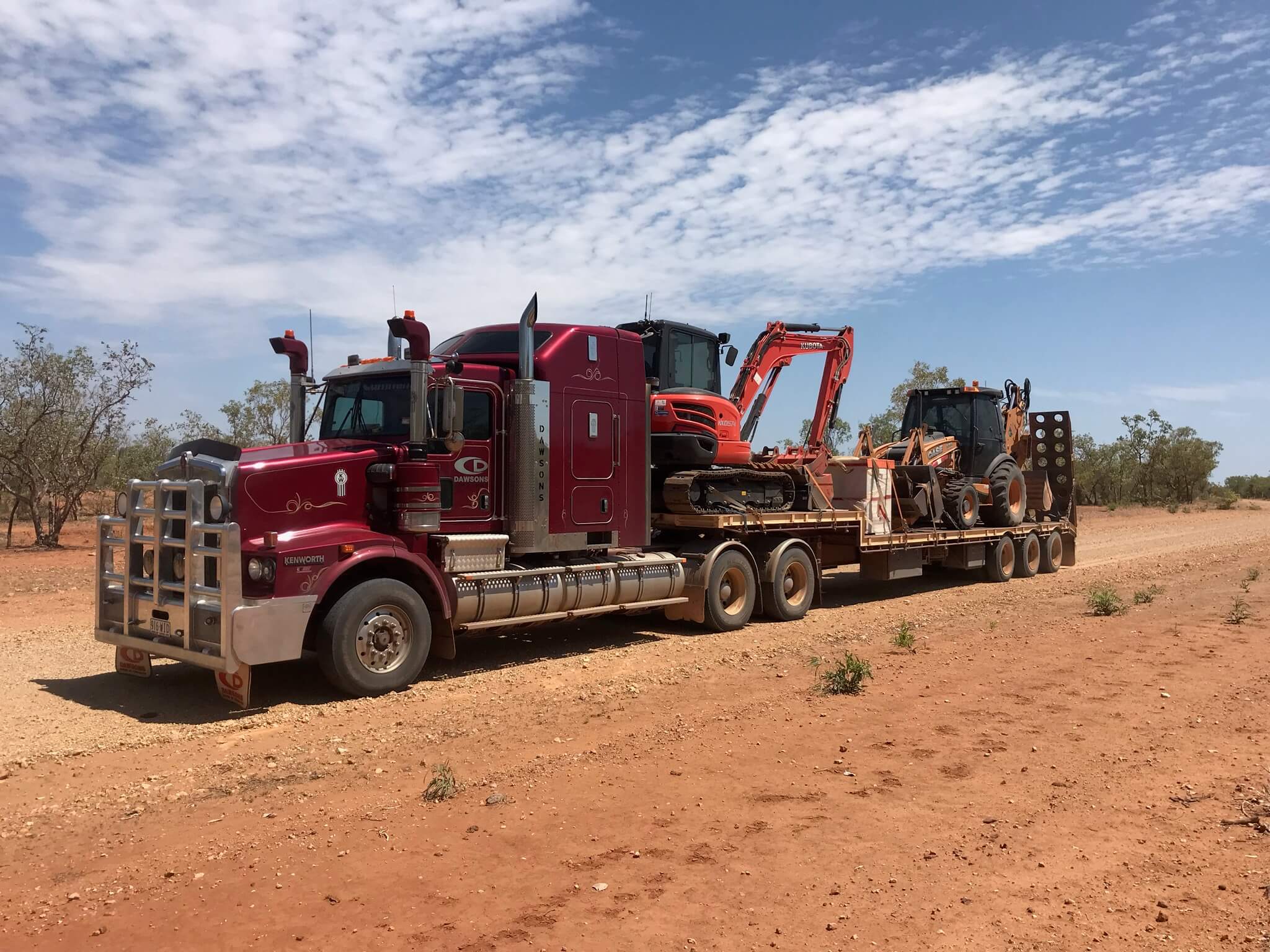 Remote area specialists - Love the red dirt and the red truck